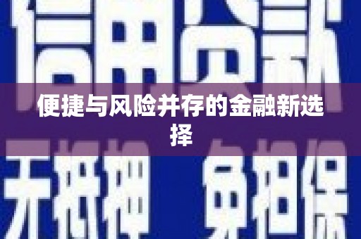 马边便捷与风险并存的金融新选择