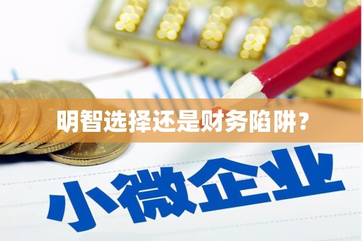 马边明智选择还是财务陷阱？