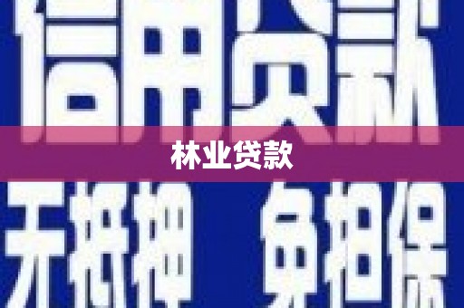 马边林业贷款