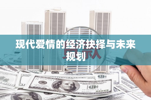马边现代爱情的经济抉择与未来规划