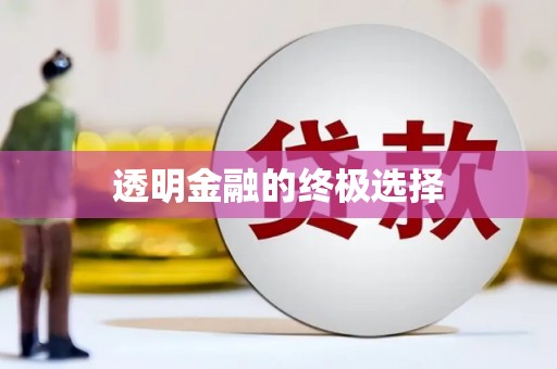 马边透明金融的终极选择