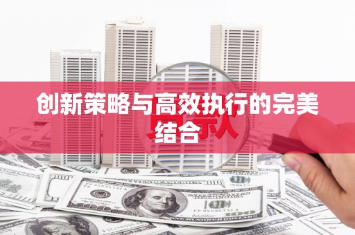 马边创新策略与高效执行的完美结合