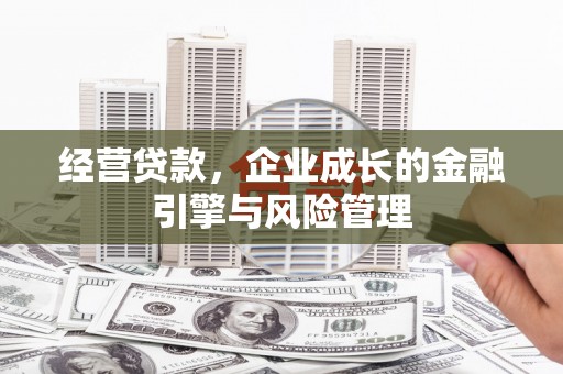马边经营贷款，企业成长的金融引擎与风险管理